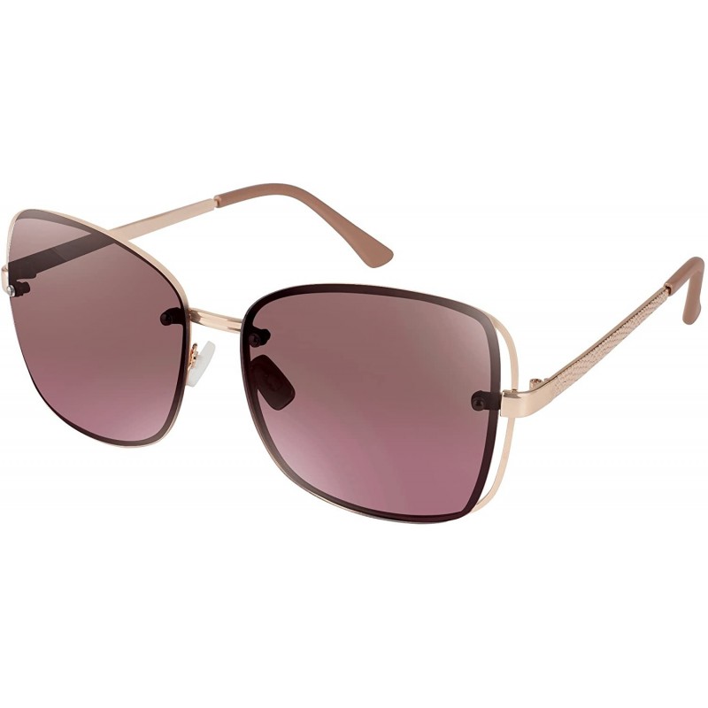 Round Women's R589 Round Sunglasses - Gold Nude - CG180SZ0G7M $45.94