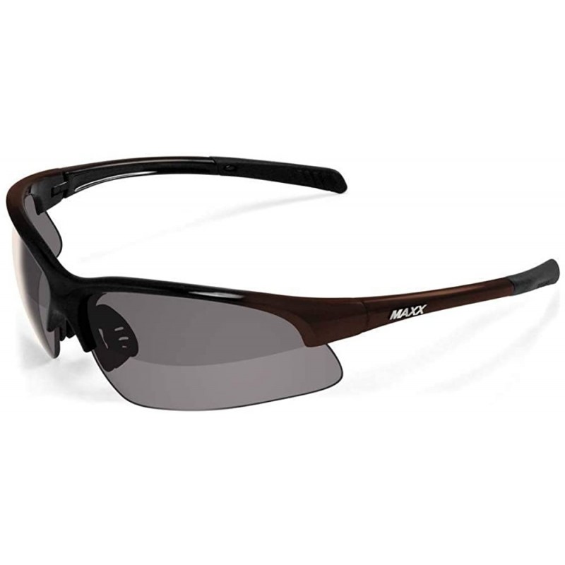 Wrap HD Domain TAC Polarized Sunglasses Golf Smoke Lens MXDOMAIN (Black-Bronze) - C118GXCQ3WN $16.63
