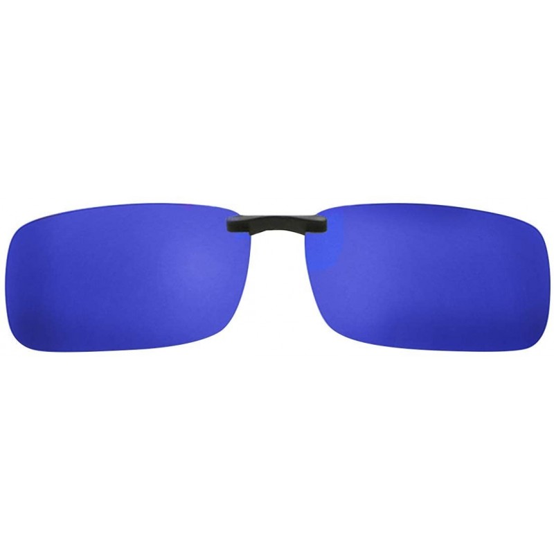 Wrap Polarized Sunglasses Fishing Eyewear - Dark Blue - CK194MG6L26 $17.36