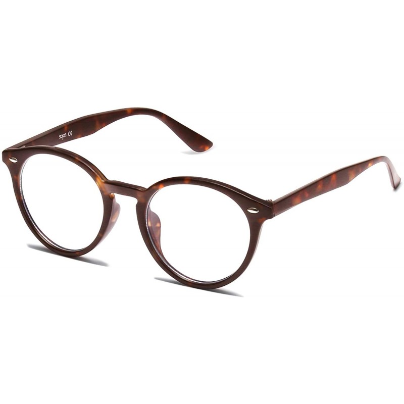 Semi-rimless Classic Retro Round Polarized Sunglasses UV400 Mirrored Lens SJ2069 ALL ME - CD193ISYDCK $12.06