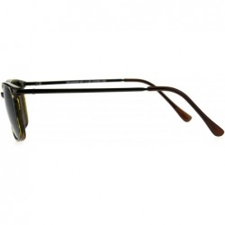 Rectangular Mens Rectangular Plastic Bifocal Reading Lens Sunglasses - Tortoise Stripe Brown - CC18D8XM2YN $9.32
