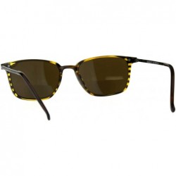 Rectangular Mens Rectangular Plastic Bifocal Reading Lens Sunglasses - Tortoise Stripe Brown - CC18D8XM2YN $9.32