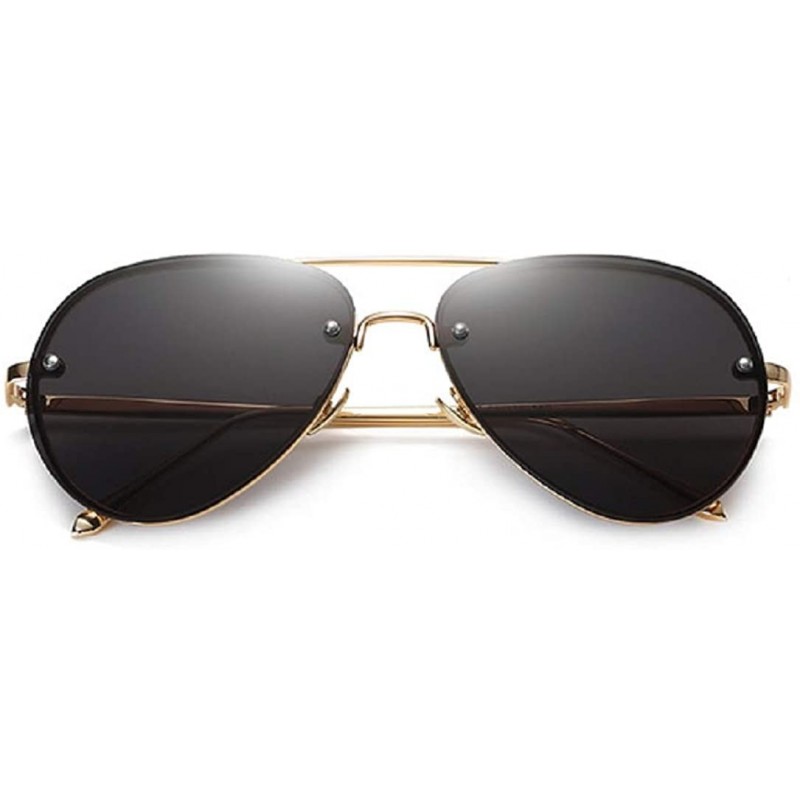 Aviator Premium Military Style Classic Aviator Sunglasses- Polarized- 100% UV - B - CH18RXE4L5K $8.16