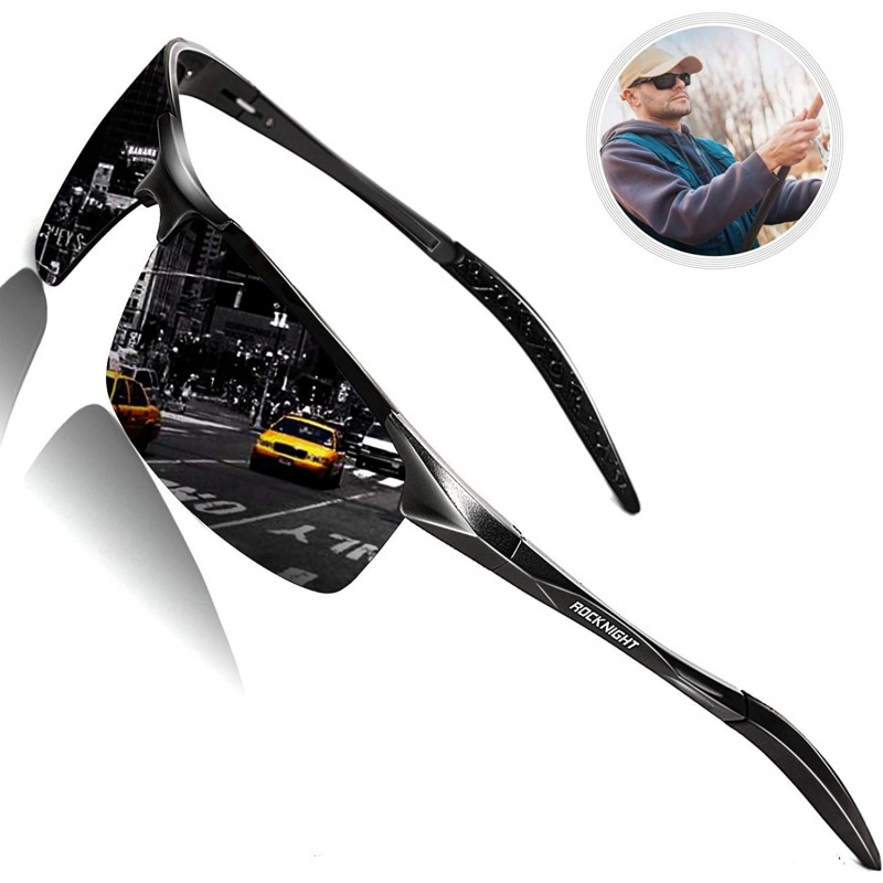 Aviator Driving HD Polarized UV Protection UltraLight Golf Fishing UV400 Sports Sunglasses - C118907RLTL $17.71