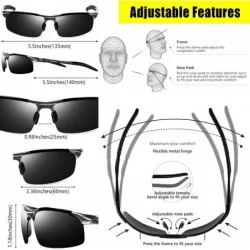 Aviator Driving HD Polarized UV Protection UltraLight Golf Fishing UV400 Sports Sunglasses - C118907RLTL $17.71