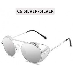 Shield Steampunk Sunglasses Shields Glasses - C6190HGWWKE $23.54