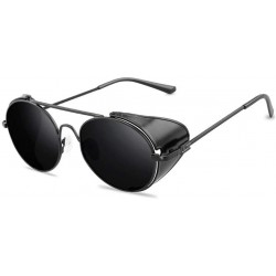 Shield Steampunk Sunglasses Shields Glasses - C6190HGWWKE $13.18