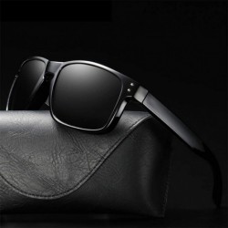 Square Sunglasses Unisex Polarized UV Protection Fishing and Outdoor Baseball Driving Glasses Retro Square Frame Fashion - C2...