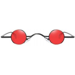 Aviator 2020 New Fashion Hip Hop Sunglasses Glasses Vintage Retro Round Shape Aviator Sunglasses - Red - CQ196SX0QQC $10.47