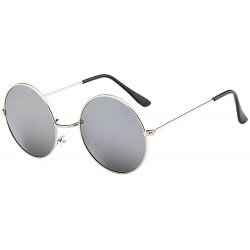 Round Vintage Round Polarized Hippie Sunglasses Small Round Polarized Sunglasses - G - C6190HXEXAK $15.37