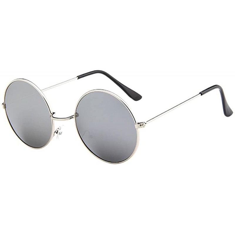 Round Vintage Round Polarized Hippie Sunglasses Small Round Polarized Sunglasses - G - C6190HXEXAK $9.50