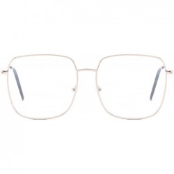 Round Classic Retro Square Sunglasses for Men or Women PC AC UV400 Sunglasses - Black Transparent - CZ18SZU635H $17.18
