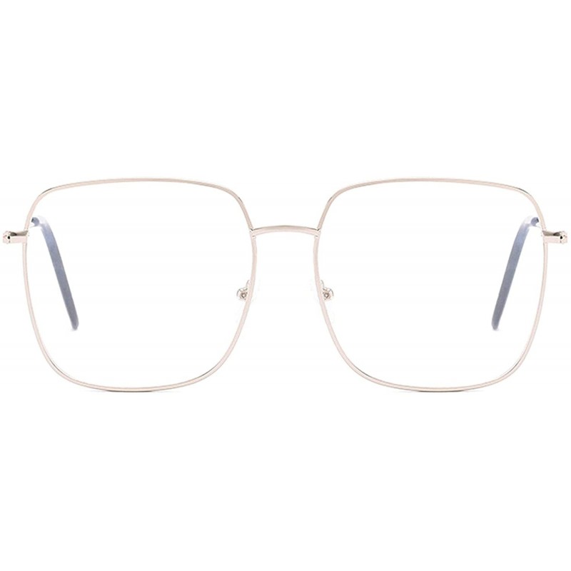 Round Classic Retro Square Sunglasses for Men or Women PC AC UV400 Sunglasses - Black Transparent - CZ18SZU635H $17.18