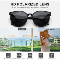 Cat Eye Cateye Sunglasses for Women - 100% UV400 Protection with Polarized Lens - Fashion Design - CH18UER9N54 $24.43
