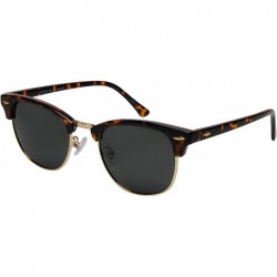 Rimless Semi Rimless Polarized Sunglasses Driving Protection - Tortoise Frame/Green Polairzed Lens - CC194QODADN $21.00