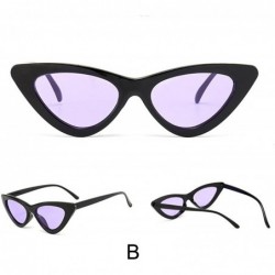 Aviator Unisex Fashion Cat Eye Sunglasses Sexy Retro Sunglasses Women Sports Sunglasses UV Glasses Sunglasses - B - CQ193XE8I...