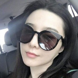 Aviator Luxury Vintage Round Sunglasses Women Brand Designer 2019 Cat Eye Leopard - Leopard - C118Y3NSU4R $8.67