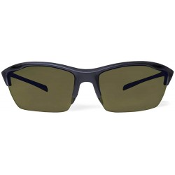 Sport Alpha Navy Blue Tennis Sunglasses with ZEISS P310 Green Tri-flection Lenses - CD18KN07YIL $14.02