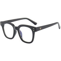Oval glasses fashion version glasses Black Box _300 - C318GYI0HIQ $58.70