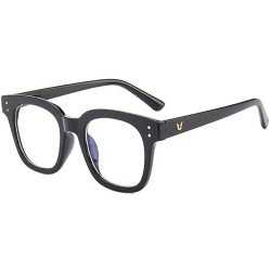 Oval glasses fashion version glasses Black Box _300 - C318GYI0HIQ $36.49