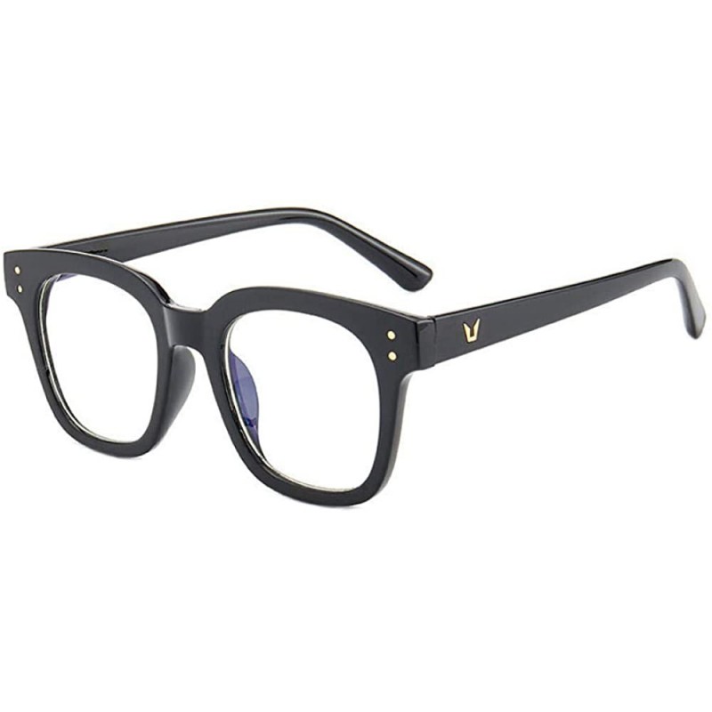Oval glasses fashion version glasses Black Box _300 - C318GYI0HIQ $36.49