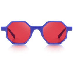 Square DESIGN Women Fashion Square Sunglasses UV400 Protection S6129 C01 Black - C01 Black - CY18YZXL3IT $9.29