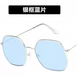 Square Fashion Retro Metal Polygon Sunglasses Women Mirror Square Sun Glasses Vintage Luxury Female Shades UV400 - 1 - CU198Z...