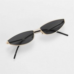 Cat Eye Women Sexy Cat Eye Sunglasses Vintage Metal Gradient Sun Glasses Ladies Small Frame Glasses UV400 - CZ19034UH5Z $11.19