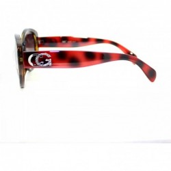 Oval Designer Fashion Womens Sunglasses Oversized Oval Round Frame - Tortoise Red - C511VH2GHP9 $9.57