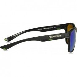 Sport Starlock Oval Sunglasses - Shiny Black Over Green Tortoise - C918QCK8NXI $45.83