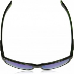 Sport Starlock Oval Sunglasses - Shiny Black Over Green Tortoise - C918QCK8NXI $45.83