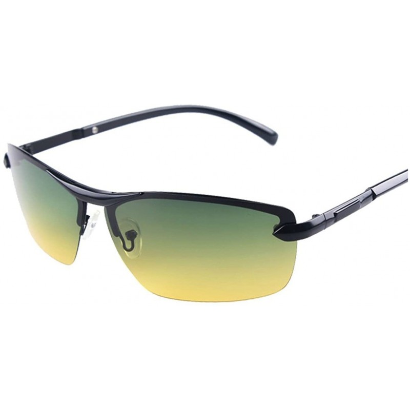 Sport Men's Sport Metal Safe Driving Eye Glasses Sunglasses - CP11UP9TW8J $31.60