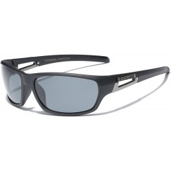 Sport Small Polarized Sport Sunglasses - Black (Matte) - Smoke - CB11OXJAZFP $22.61