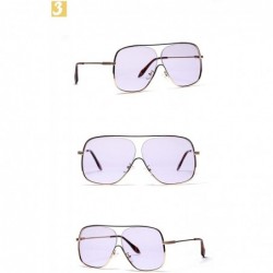 Square Sunglasses Designer Glasses Gradient Feminino - Purple - C518ASTQ5X4 $12.82