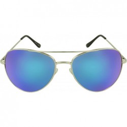 Aviator TUAV1RV Pilot Fashion Aviator Sunglasses - Blue - C011F79R2Y3 $11.07