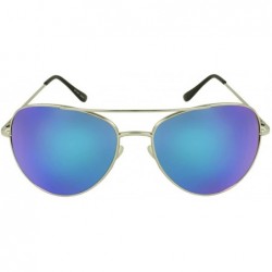 Aviator TUAV1RV Pilot Fashion Aviator Sunglasses - Blue - C011F79R2Y3 $11.07