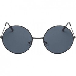 Round Round Glasses Men Women Steampunk Sunglasses Vintage Sunglasse Er 2020 New Mirror UV400 - Tea - CI199CC87XZ $25.60