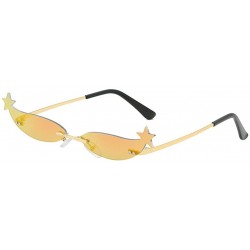 Oversized Fashion Man Women Irregular Shape Sunglasses Glasses Vintage Retro Style 2019 Fashion - D - CV18TH7G82I $10.91