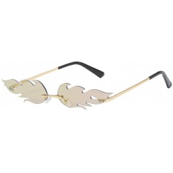 Rimless Personality Rimless Sunglasses for Men Women UV Protection Stylish Eyewear Sun Glasses - C - CI18X7I8YQO $12.25