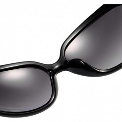 Oversized Polarized HD TAC Sunglasses for Women Ladies Vintage Retro Round Mirrored Lens UV400 Protection - C - CF198NXOQ08 $...