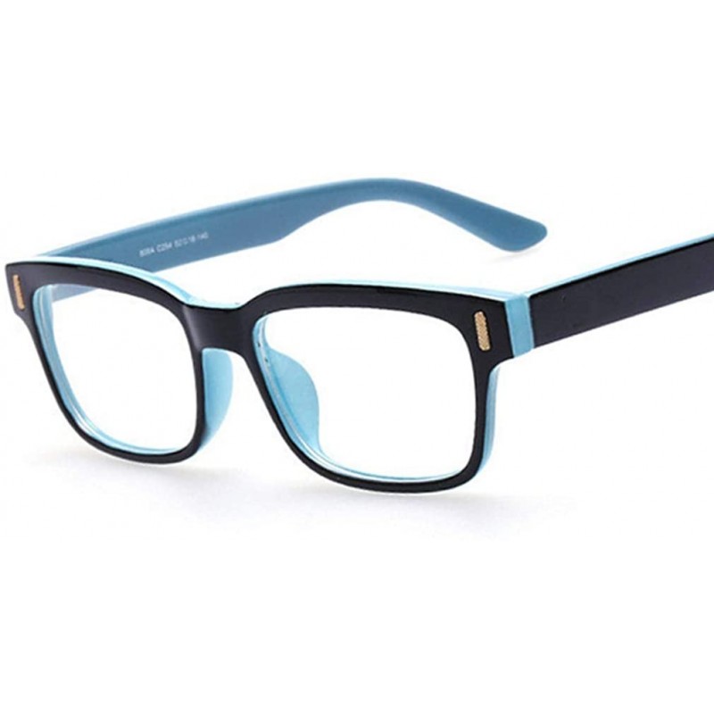 Goggle Women Spectacles Square Eyeglasses Frame Men Optical Eye Glasses Frame - Blue - CL182OGCYA2 $10.17