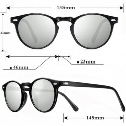 Rimless SUNGLASSES FOR MEN WOMEN - Half Frame Polarized Classic fashion womens mens sunglasses FD4003 - Reflective Silver - C...