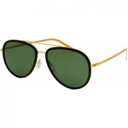 Aviator Sunny Designer Fashion Womens Aviator Sunglasses - Black - CC186GG2RCS $40.89