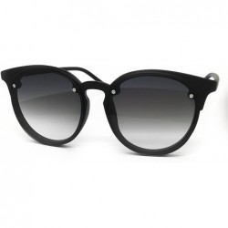 Cat Eye 3314OCN Oversize Soft Matte Finish Funky Fashion Candy Flat Tint Cats Eye Sunglasses - Matte Finish - CP185KMRKDC $10.91