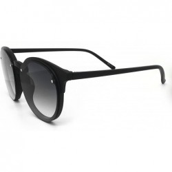 Cat Eye 3314OCN Oversize Soft Matte Finish Funky Fashion Candy Flat Tint Cats Eye Sunglasses - Matte Finish - CP185KMRKDC $10.91