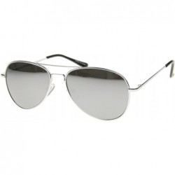 Aviator Retro Classic Fashion Tear Drop Aviator Sunglasses Model NG30011 - Silver - CZ184NW33R6 $19.27