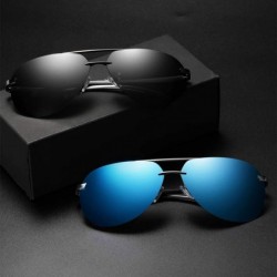 Rimless Sunglasses Unisex Polarized 100% UV Blocking Fishing and Outdoor Climbing Driving Glasses Metal Rimless fashion - CB1...