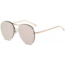 Goggle Sunglasses for Women Men Oversized Sunglasses Cat Eye Goggles Retro Glasses Eyewear Mirror Sunglasses - A - CV18QYMAHT...