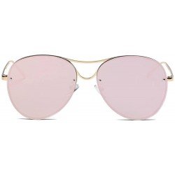 Goggle Sunglasses for Women Men Oversized Sunglasses Cat Eye Goggles Retro Glasses Eyewear Mirror Sunglasses - A - CV18QYMAHT...