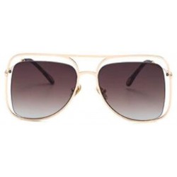 Aviator Cat eye fashion sunglasses- hollow sunglasses new sunglasses - F - C918S5C9GAI $51.46